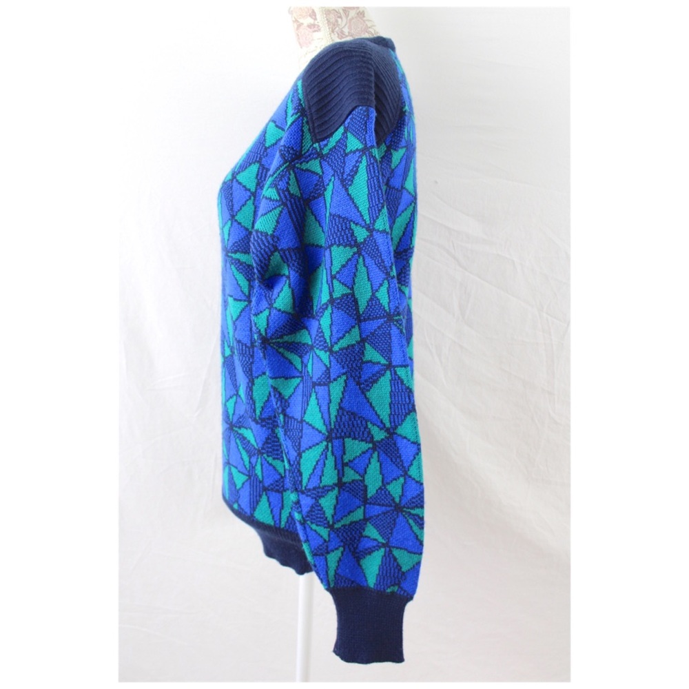 SOLD. Vintage 80s Ski Pullover Sweater Meister Men - Picture 6 of 8